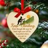 Keep Climbing Heart Ornament Inspirational Heart-Shaped Rock Climb Hanging Ornament for Xmas Tree Keepsake Gifts for Men Women