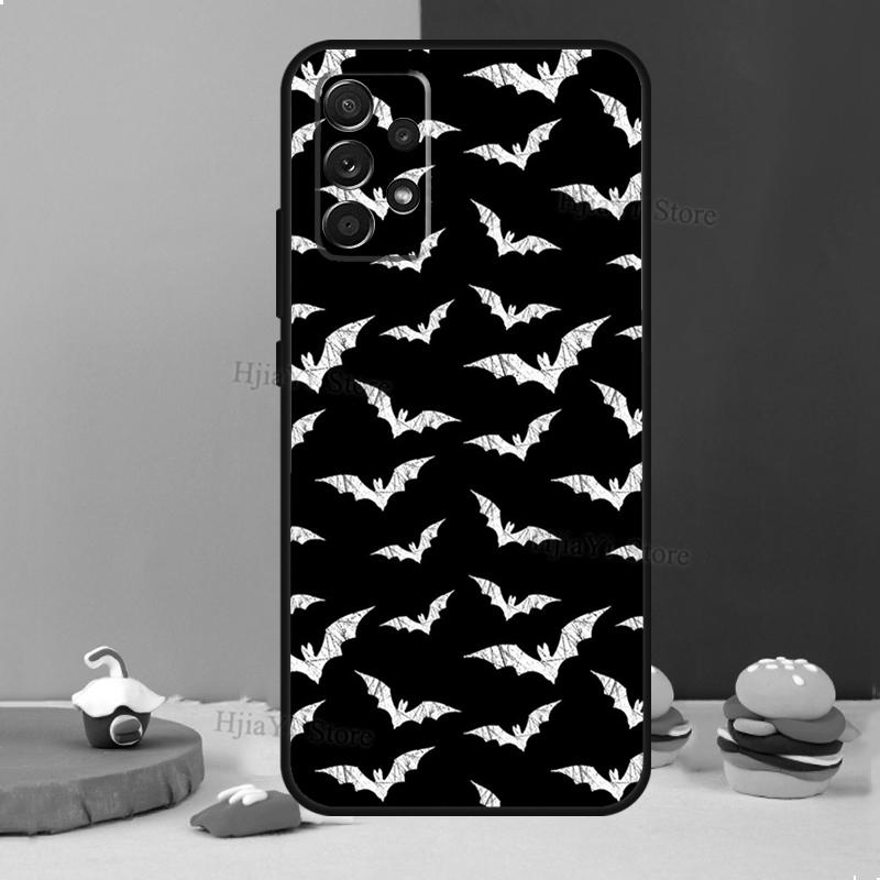 Goth Vampire Bat Gothic Case For Samsung A54 A34 A14 A13 A23 A33 A53 A73 A51 A71 A72 A12 A22 A32 A42 A52 Back Cover