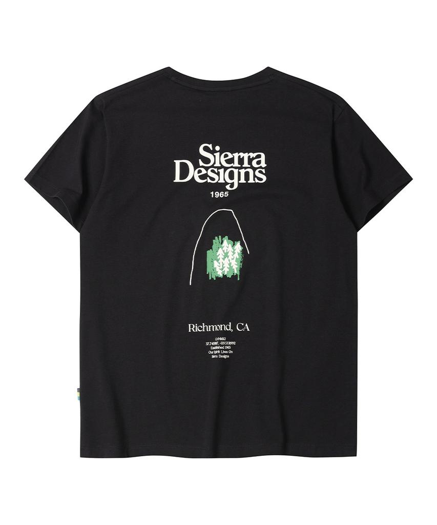SIERRA DESIGNS W) Richmond Логотип Chill-Lite Короткий рукав Черный