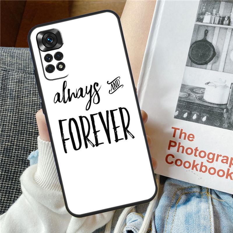 Чехол The Vampire Diaries Always Forever для Xiaomi Redmi Note 12 10 9 11 Pro 9S 10S 11S 12S Чехол для Redmi 12 9C 10C 12C 13C