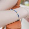 BONBEAU Silver star charm nouveau color beads Bracelet