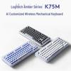Logitech ALTO KEYS K75M Беспроводная кастомная механическая клавиатура