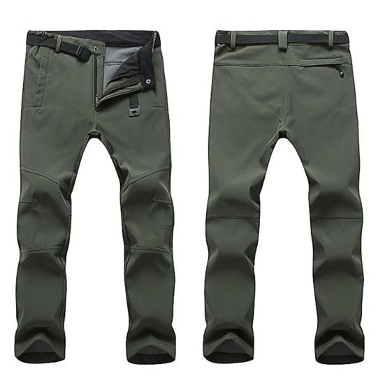 Fabulous Men Trousers Thick Winter Mid Waist