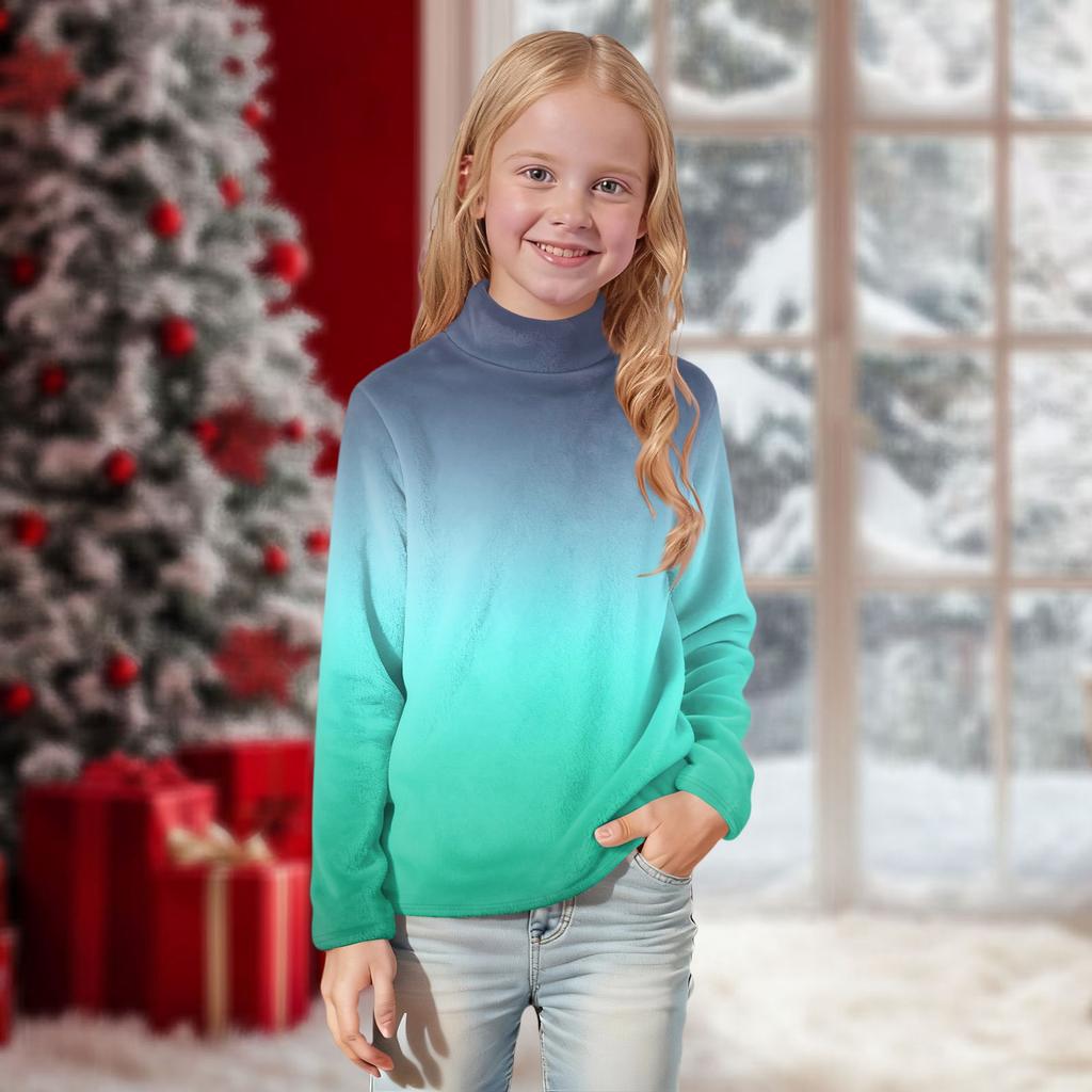 Детская повседневная футболка с длинным рукавом и принтом