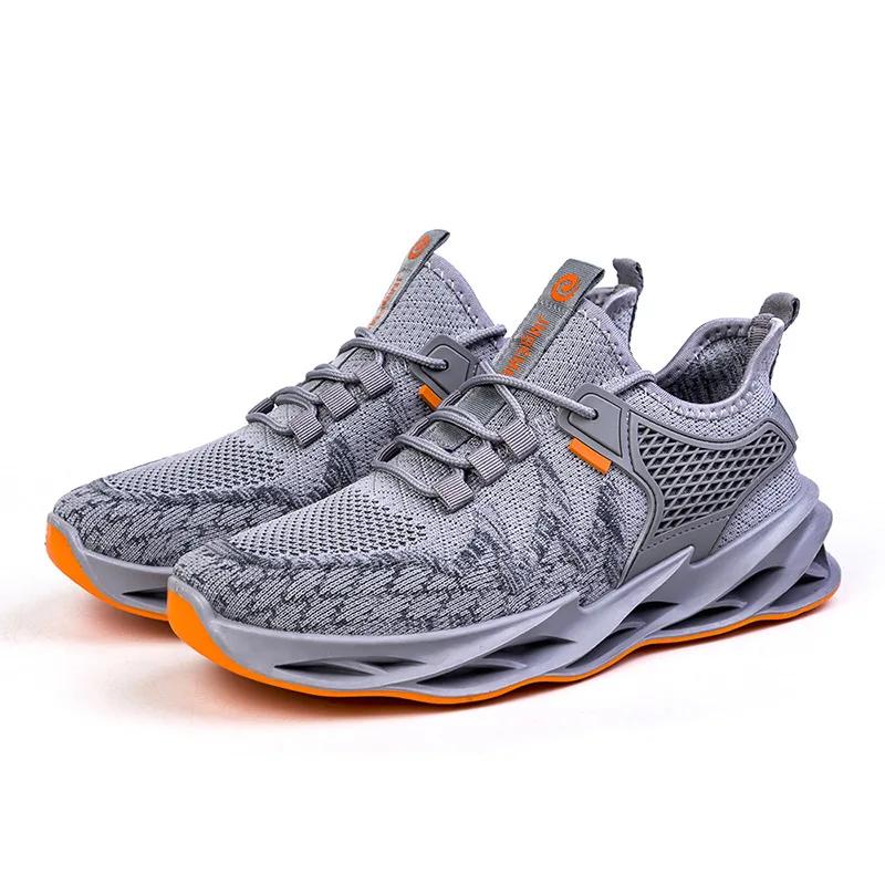 Men's Four Seasons Sports Shoes Fashion Breathable Lightweight Comfortable Running Shoes Trendy Mesh Casual Shoes Tenis 2024