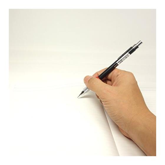 Механический карандаш Mitsubishi Pencil для черчения 0,5 мм Черный M5552.24 Рифленая рукоятка Сбалансированный центр тяжести Наконечник 4 мм