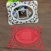 Lace Photo Frame Cutting Dies Scrapbook Emboss Mold Paper Card DIY Stencil Decor