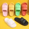 2024 New Summer Women's Soft Sole Cloud Slippers Summer Beach EVA Thick Platform Slipper Sandals Non Slip Bathroom Flip Flops