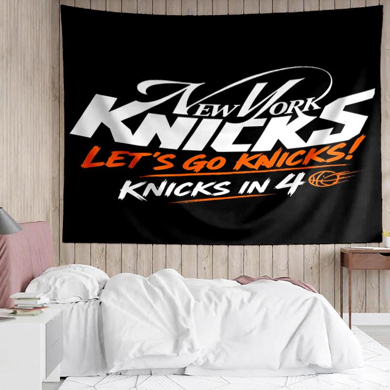 Knicks logo Tapestry for Bedroom Aesthetic Classroom Tapestries Wall Hanging for Living Room Dorm Office,Ideal Creative Gift