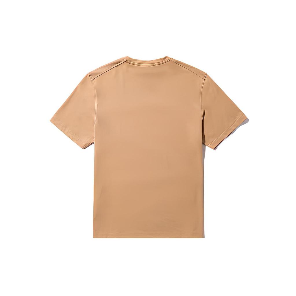 Timberland Футболка мужская повседневная дышащая быстросохнущая с круглым вырезом и коротким рукавом, светло-пшеничная A4215-EH3