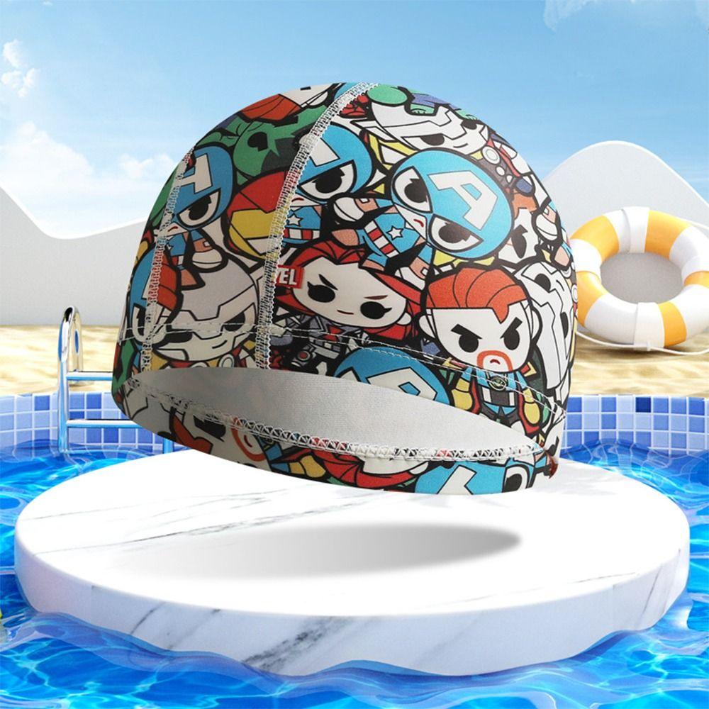 Детские шапочки для плавания из полиуретановой ткани, эластичные шапочки для плавания, дайвинга, шапочки для мальчиков и девочек