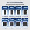 Qixin 10-Hole Plastic Binding Strips CN plug (adapter included)