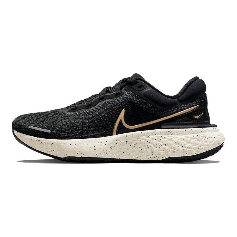 Nike Женские кроссовки ZoomX Invincible Run Flyknit Black Metallic Gold Sail CT2229-004