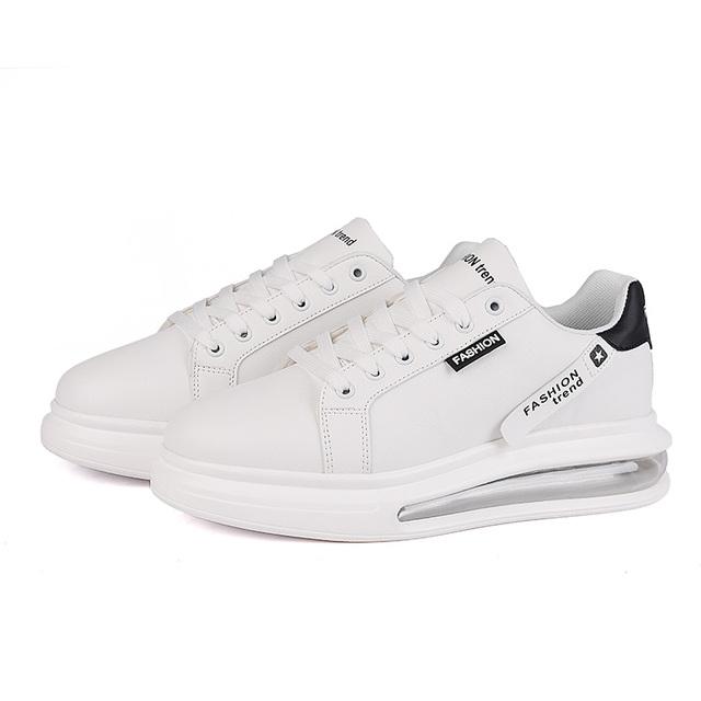 Кроссовки Мужская модная повседневная обувь Мужская обувь для папы Тенденция контрастного цвета Универсальная мужская обувь Мужская маленькая белая обувь