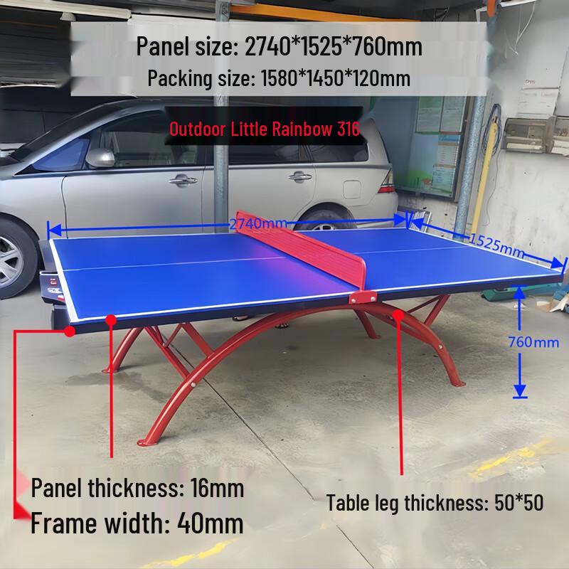 SMC Outdoor Folding Table Tennis Table