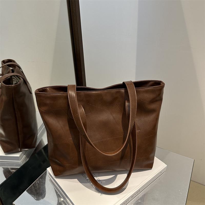 Сумка Niche Design, сумка через плечо, большая сумка, женская, новинка 2024 года, осенняя, большая вместительная, переносная сумка-тоут, прилив