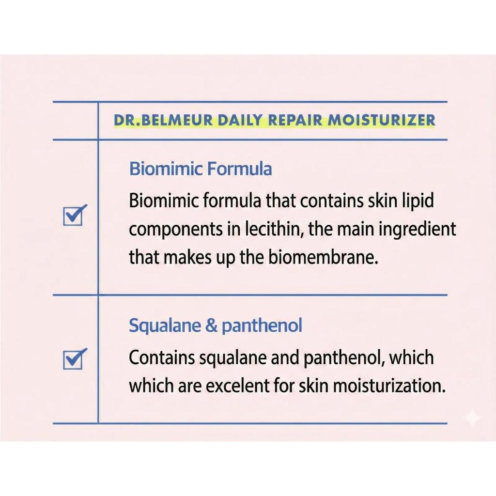 THEFACESHOP Доктор. Набор для ежедневного восстановления Belmeur: Увлажняющий крем 120 мл + Тоник 200 мл