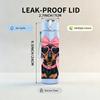 1PC Dachshund Dog Pink Bow Heart Print 750ml Color Plastic Sports Water Bottle Leakproof Flip Straw Lid Suitable for Sports Office Home Use