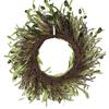18'' Olive Wreath for Front Door Farmhouse Greenery Wreath with Olive Leaves Wreath for Indoor Outdoor Wall Wedding Home Decor