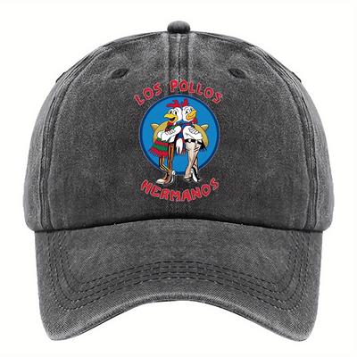 Бейсболка Los Pollos Hermanos с тематическим принтом, регулируемый размер, разные цвета. Подходит для любого сезона