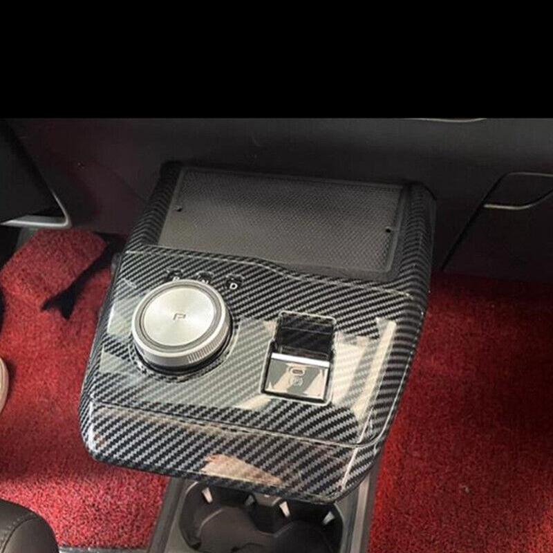 Совместимо с MG4 EVMulan Деталь салона автомобиля Карбоновый стиль Переключатели передач Панель Центральная консоль Крышка Отделка Рамка Стиль