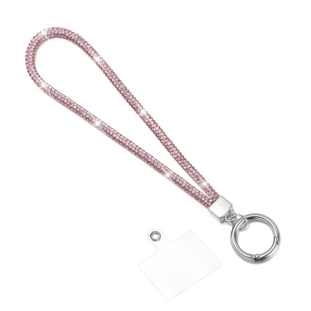 Блестящий шнурок для телефона со стразами, яркий брелок, роскошный блестящий кристалл, веревка с защитой от потери, модные ремешки для запястья, подвесной шнур