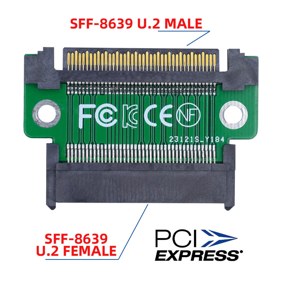 Xiwai U2 NVME PCIe SSD адаптер удлинитель «папа-мама» 68-контактный PCI Express U.2 SFF-8639 4.0 PCBA.