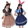 Halloween Cosplay Rabbit Police Fox Con Man Cute Police Lolita Includes Bunny Fox Tail Police Anime Animal Metropolis Cosplay Adult Costume Rabbit