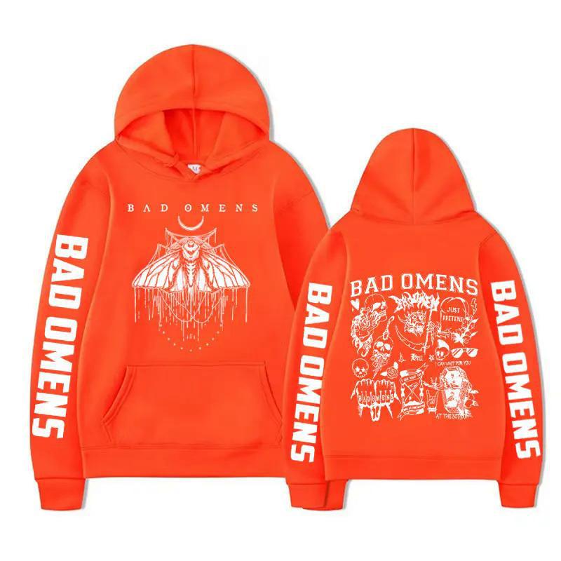 Ограниченная толстовка с капюшоном Bad Omens Band Moth Music Tour