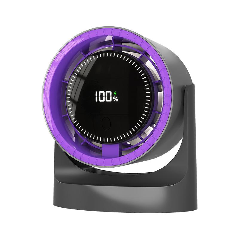 USB Rechargeable Silent Wall-Mounted Desktop Fan for Dormitory and Office