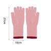 Stretch Yarn Full Finger Gloves Finger Opening Design Thermal Gloves  Cold Weather