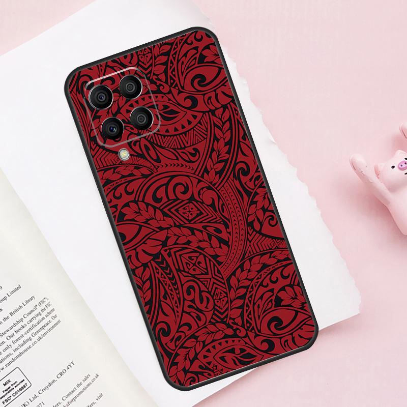 Maori Polynesian Samoan Tribal Case For Samsung Galaxy M52 M32 M12 M13 M53 M51 M31 M11 M14 M34 M54 M16 M36 M56 M15 M35 M55