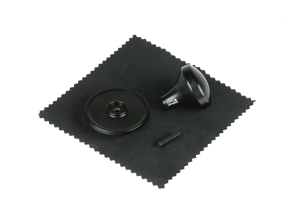CWtek Billet Knob Telephone Key Knob Machined Aluminum Alloy Black Insight Engineering Type02/A/BK (TSUBA Set)