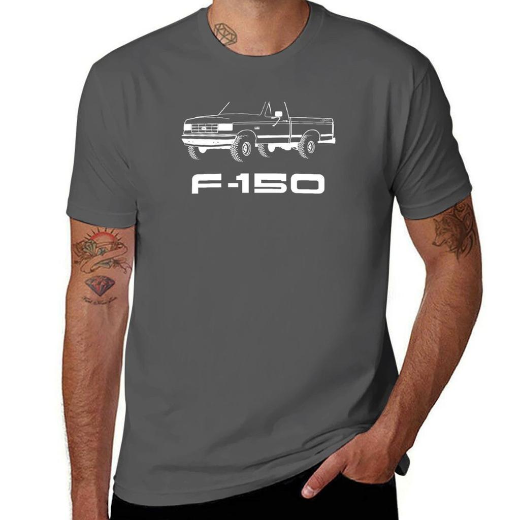 1897-1991 F150 white print T-Shirt Active Wear Sports T-Shirt for Unisex