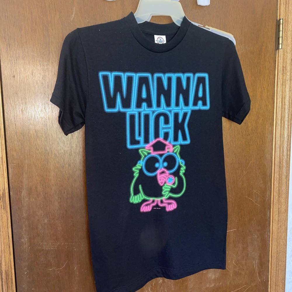 Wanna Lick Tootsie Pop TShirt New Size Small