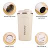 380/510 мл Термос Бутылка для воды Автомобильная кофейная кружка Сохраняет холод и тепло Термокружка из нержавеющей стали Бутылка-термос Спортивные бутылки для воды