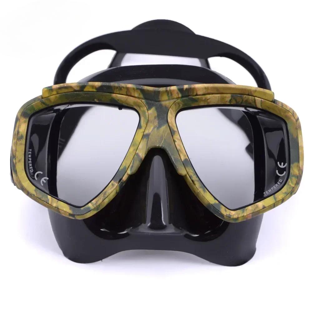 Wholesale Tempered Glass Lens Myopia Lens for Diving M23-Camo Diving Mask 3