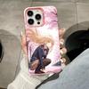 Чехол для телефона Angel Mahiru Shina для iPhone 17 16 15 14 13 12 11 X XR XS Air Pro Max Plus Розовый Разноцветный Серебристый Чехол