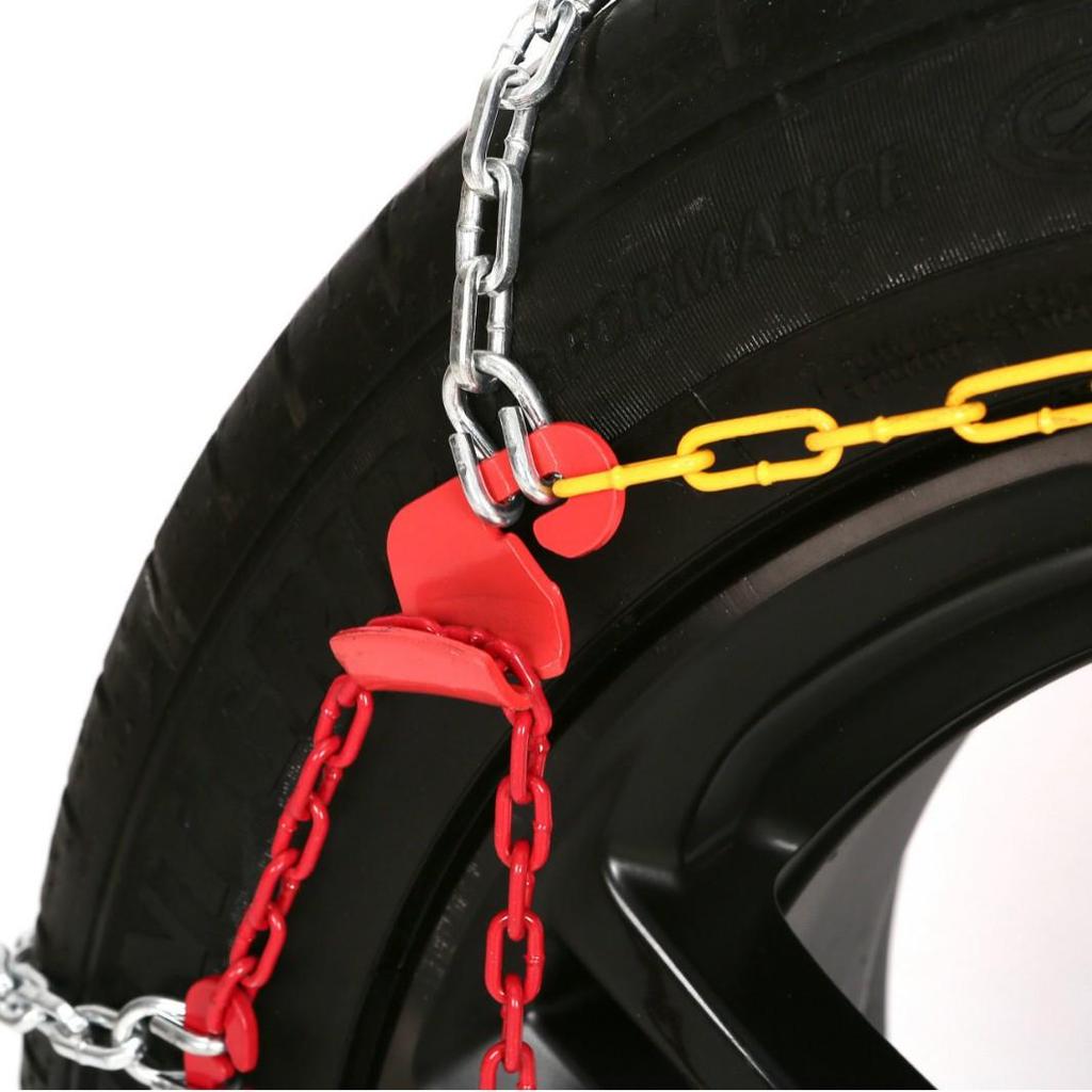 Stainless Steel Anti-Skid Winter Snow Chains for Car, Truck, and Van Tires