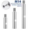 3/6 шт. Удлинительный стержень для УШМ с резьбой M14, 3/4/5,5 дюйма, Удлинительный вал для УШМ, Адаптер для полировки автомобиля
