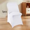 5 Pieces Spandex Folding Chair Covers Slipcovers Protector for Decoration