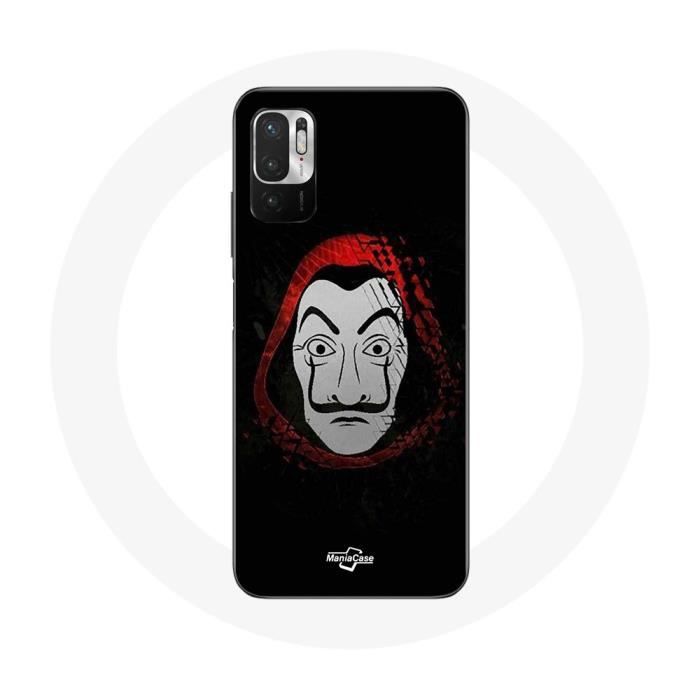 Coque pour Xiaomi Redmi Note 10T 5G La casa de papel Masque