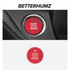 Изготовлено из Алькантары Betterhumz Для Mazda 3 Axela CX-3 CX-4 CX-8 2014- Наклейки на отделку кнопки Start/Stop Автоаксессуары для интерьера