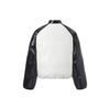Li Ning Sports Lifestyle Series Color-blocked Stand Woollow Short Down Jacket Women Outwear Off-White Black AYMT368-1