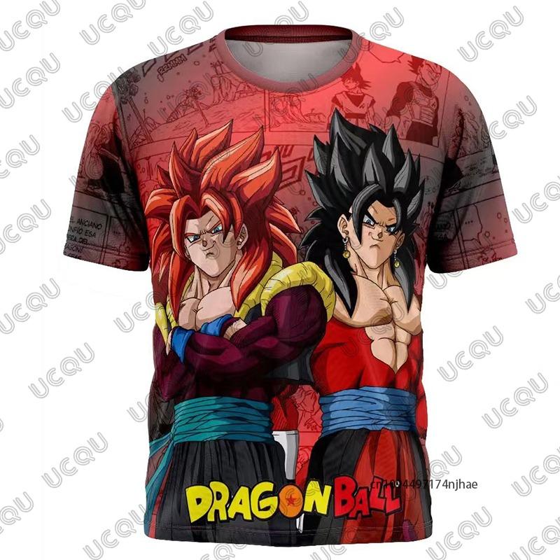 Горячая Распродажа Аниме Dragon Ball Сон Гоку Веджета 3D Печать Мужская Косплей Футболка Летние Короткий Рукав Футболки Повседневные Спортивные Детские/Взрослые Топы