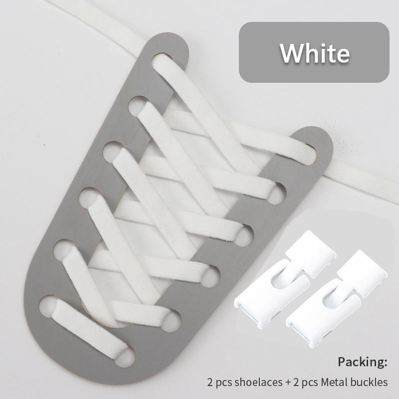 Шнурки с перекрестными замками без завязок, кроссовки с эластичными шнурками шириной 8 мм для детей и взрослых, спортивная обувь для отдыха без завязок, шнурки, аксессуары для обуви