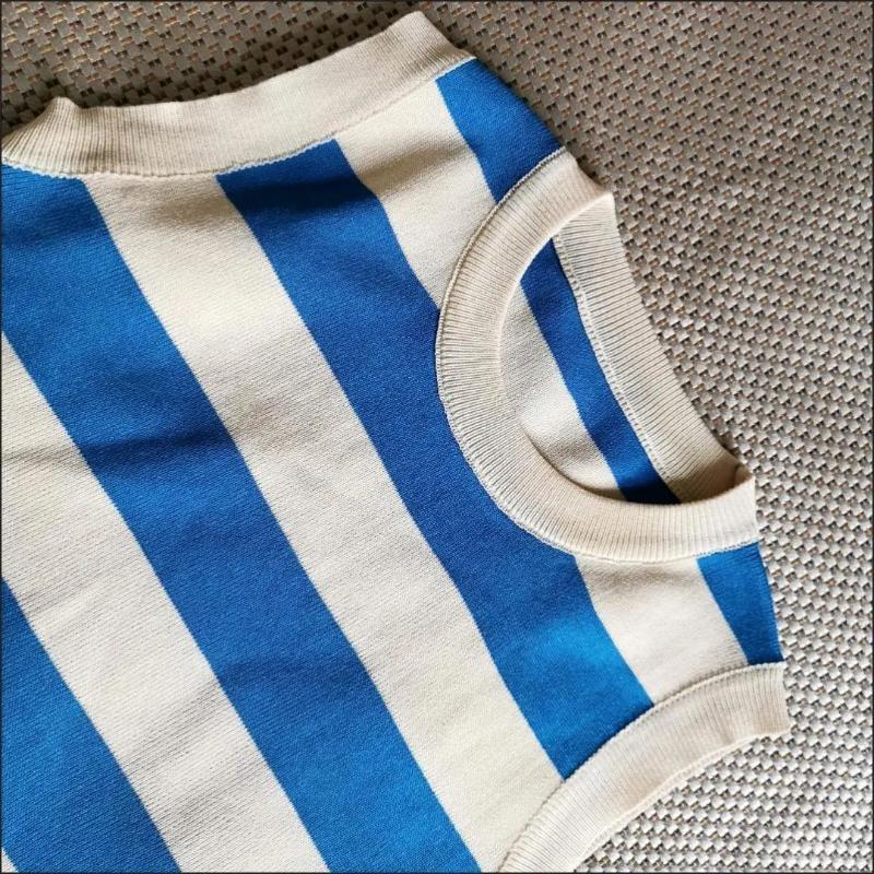 Сексуальная женская майка в рубчик, летние укороченные топы без рукавов в полоску с круглым вырезом, уличная винтажная корейская модная рубашка, жилет, одежда Y2K