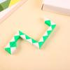 Detachable Magic Snake Cube Transformable Cube Magic Snake Ruler Puzzle  Kids/Children/Toddler