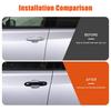 ABS Glossy Black Exterior Door Handle Cover Trim Kit for Subaru Crosstrek 23-24