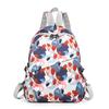 Национальная вышивка Женский шоппинг Многофункциональный рюкзак Милый вышитый цветами Женский Богемный нейлоновый рюкзак